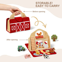 Load image into Gallery viewer, Wooden Farm Play Set - TookyToy