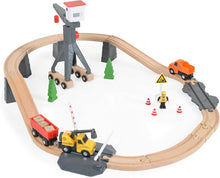 Load image into Gallery viewer, Construction Yard Train Set - Tooky Toy