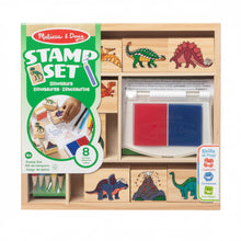 Load image into Gallery viewer, Wooden Dinosaur Stamp Set- Melissa &amp; Doug