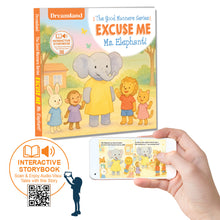 Load image into Gallery viewer, Excuse Me Ms Elephant Board Book- Dreamland