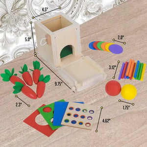 4 In 1 Wooden  Montessori Play Set