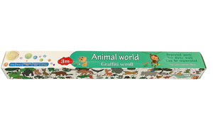 Animal World -Graffiti Scroll