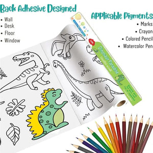 Dinosaur Paradise - Colouring Roll