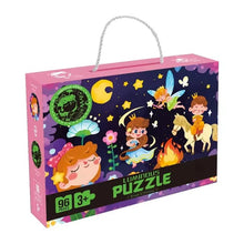 Load image into Gallery viewer, Luminous Glow In The Dark Fairy Puzzle - 96Pcs