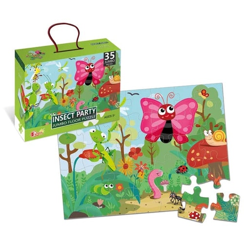 Insect Party Jumbo Floor Puzzle - 35Pcs