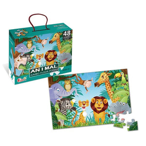 Animal Jumbo Floor Puzzle- 48pcs