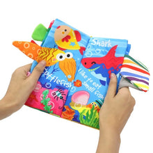 Load image into Gallery viewer, Baby Cloth Book - Ocean Animals