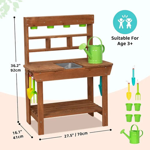 Wooden Mud Kitchen - TookyToy