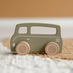 Little Dutch Wooden Car - Olive Bus