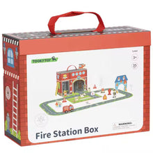 Load image into Gallery viewer, Fire Station Play Set- Tooky Toy