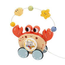 Load image into Gallery viewer, Pull Along Crab- Tooky Toy