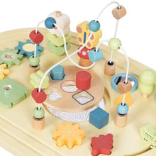 Load image into Gallery viewer, Wooden Multi-Activity Busy Board Table- Tooky Toy