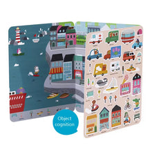 Load image into Gallery viewer, Art Silicone Sticker Book - Busy City - Tookyland