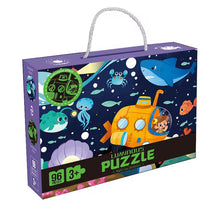 Load image into Gallery viewer, Luminous Glow In The Dark Underwater Puzzle-96Pcs