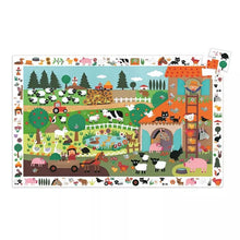 Load image into Gallery viewer, Djeco Farm Observation Puzzle &amp; Poster 35Pcs