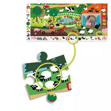 Load image into Gallery viewer, Djeco Farm Observation Puzzle &amp; Poster 35Pcs