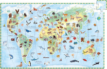Load image into Gallery viewer, Djeco World Animals Observation Puzzle 100Pc