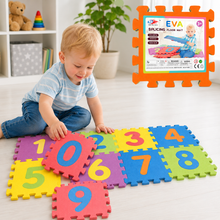 Load image into Gallery viewer, Educational Eva Number Puzzle Mat 0-9