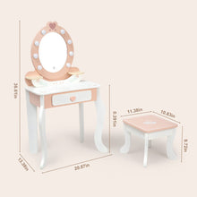 Load image into Gallery viewer, Play Dressing Table with Lights - Wooden - TookyToy