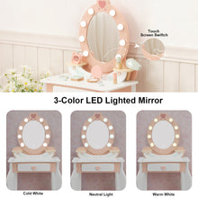 Load image into Gallery viewer, Play Dressing Table with Lights - Wooden - TookyToy