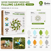 Load image into Gallery viewer, Nature Transparent Falling Leaves