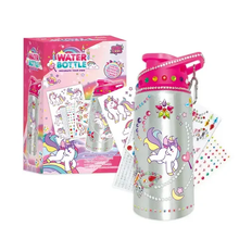 Load image into Gallery viewer, Decorate Your Own Water Bottle- Unicorn