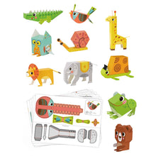 Load image into Gallery viewer, 3D Origami Paper Kit- Animals - Tookyland