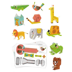 3D Origami Paper Kit- Animals - Tookyland