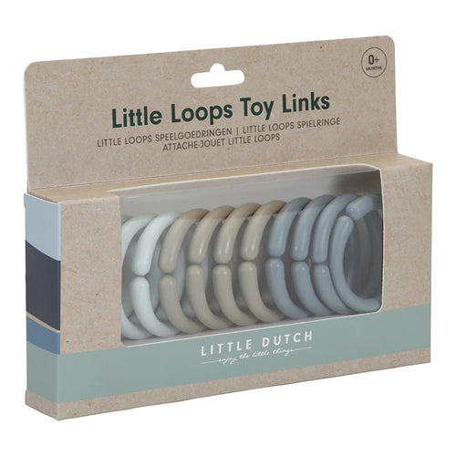 Little Dutch Little Loop Toy Links - Blue