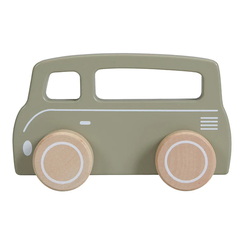 Little Dutch Wooden Car - Olive Bus