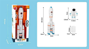 Space Rocket with Astronaut - 35.5cm