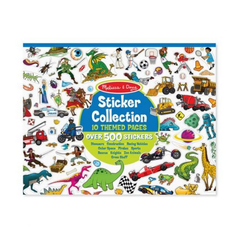 Melissa & Doug Sticker Collection - 700+ Stickers - Blue
