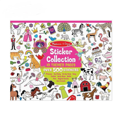Melissa & Doug Sticker Collection - 700+ Stickers - Pink
