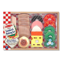 Load image into Gallery viewer, Wooden Sandwhich Making  Set - Melissa &amp; Doug