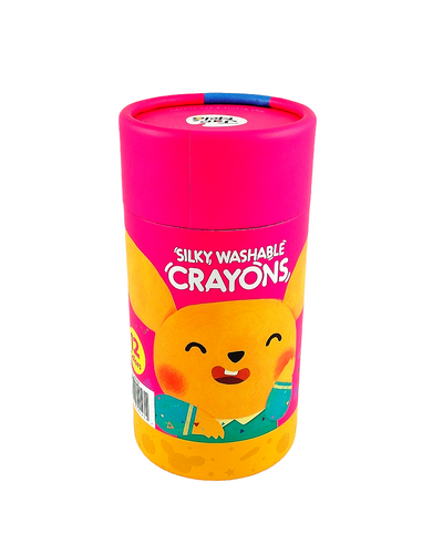  Jar Melo Jumbo Crayons for Toddlers, 12 Colors