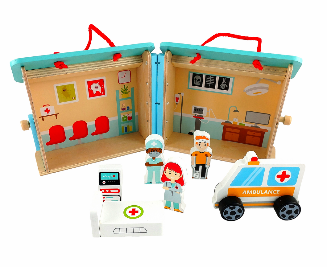 Toy store hospital set