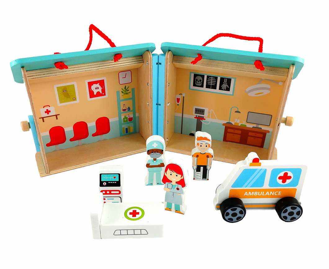 Toy online hospital set