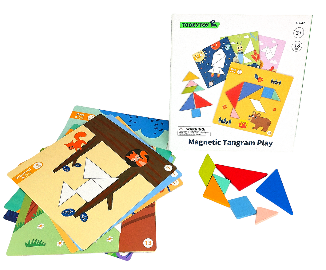 Magnetic Tangram Set - Tooky Toy