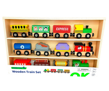Load image into Gallery viewer, Wooden Train Set - Tooky Toy