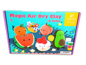 Magic Air Dry Clay-6 Colors-Tookyland