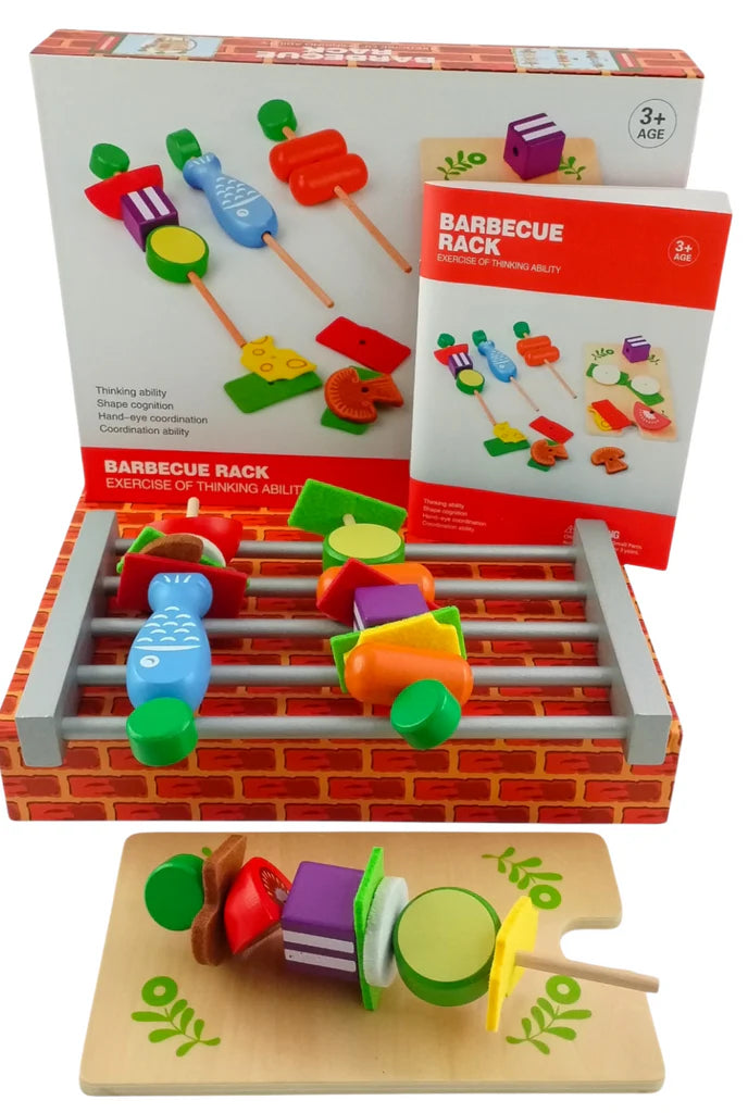 Fun Wooden Barbeque Set