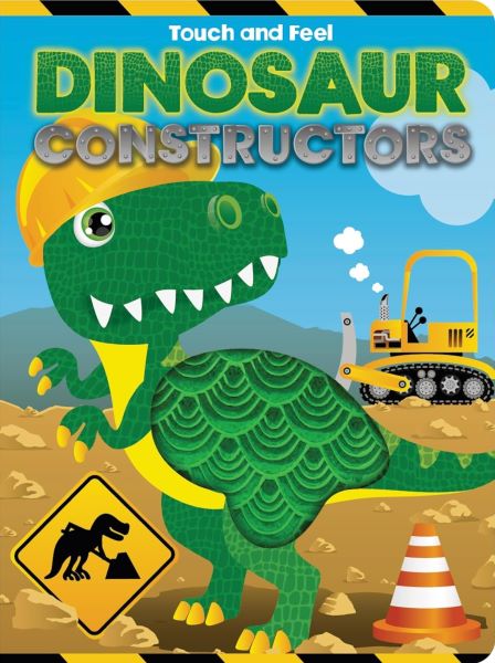Touch and Feel Silicone Board Book - Dinosaur Constructors
