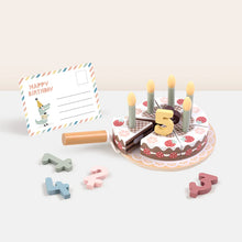 Load image into Gallery viewer, Wooden Birthday Cake Set- Tooky Toy