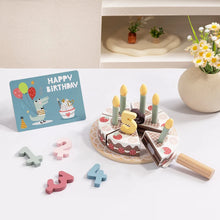Load image into Gallery viewer, Wooden Birthday Cake Set- Tooky Toy
