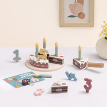 Load image into Gallery viewer, Wooden Birthday Cake Set- Tooky Toy