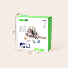 Load image into Gallery viewer, Wooden Birthday Cake Set- Tooky Toy