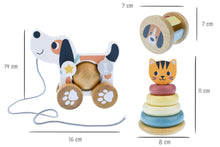 Load image into Gallery viewer, 3 in 1 Wooden Baby Gift Box - TookyToy