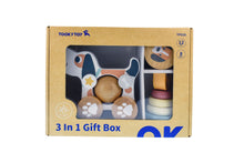 Load image into Gallery viewer, 3 in 1 Wooden Baby Gift Box - TookyToy