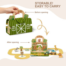 Load image into Gallery viewer, Felt Zoo Play Set- Tooky Toy