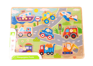 Vehicle Peg Puzzle - Tooky